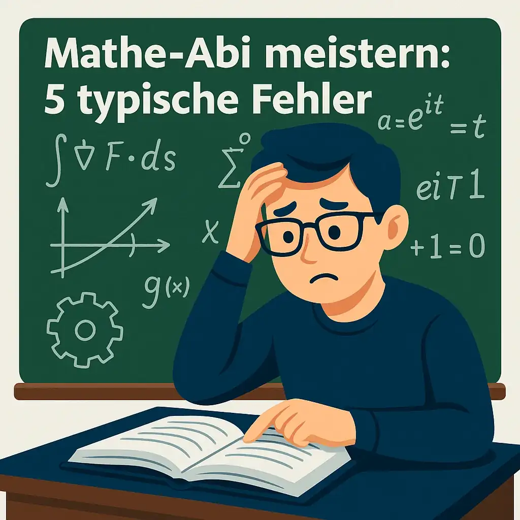 Mathe-Tafel mit Formeln – Mathe-Abi meistern: 5 typische Fehler vermeiden